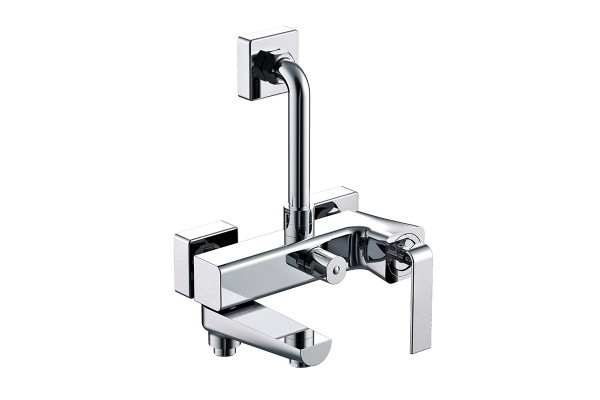 Single lever bath mixer