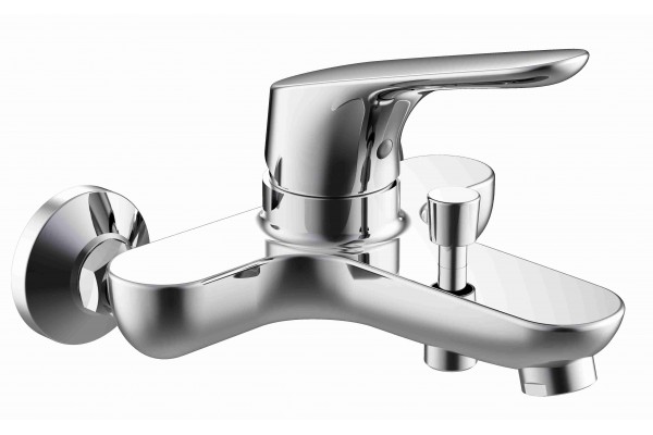Single lever bath mixer