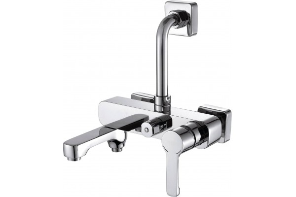Single lever bath mixer