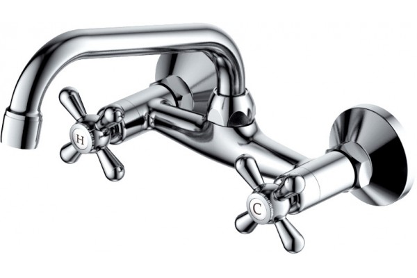 Two handles kitchen mixer